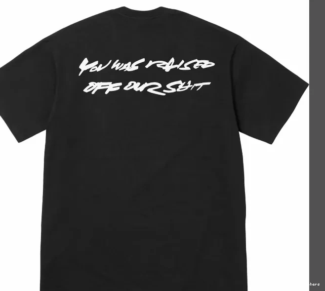 Black Tee M Futura White Box S L 24SS and Logo XL 0705